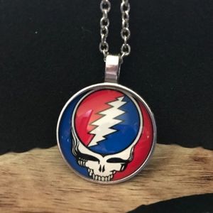Grateful Dead Steal Your Face Charm Pendant⚡️🌹⚡️